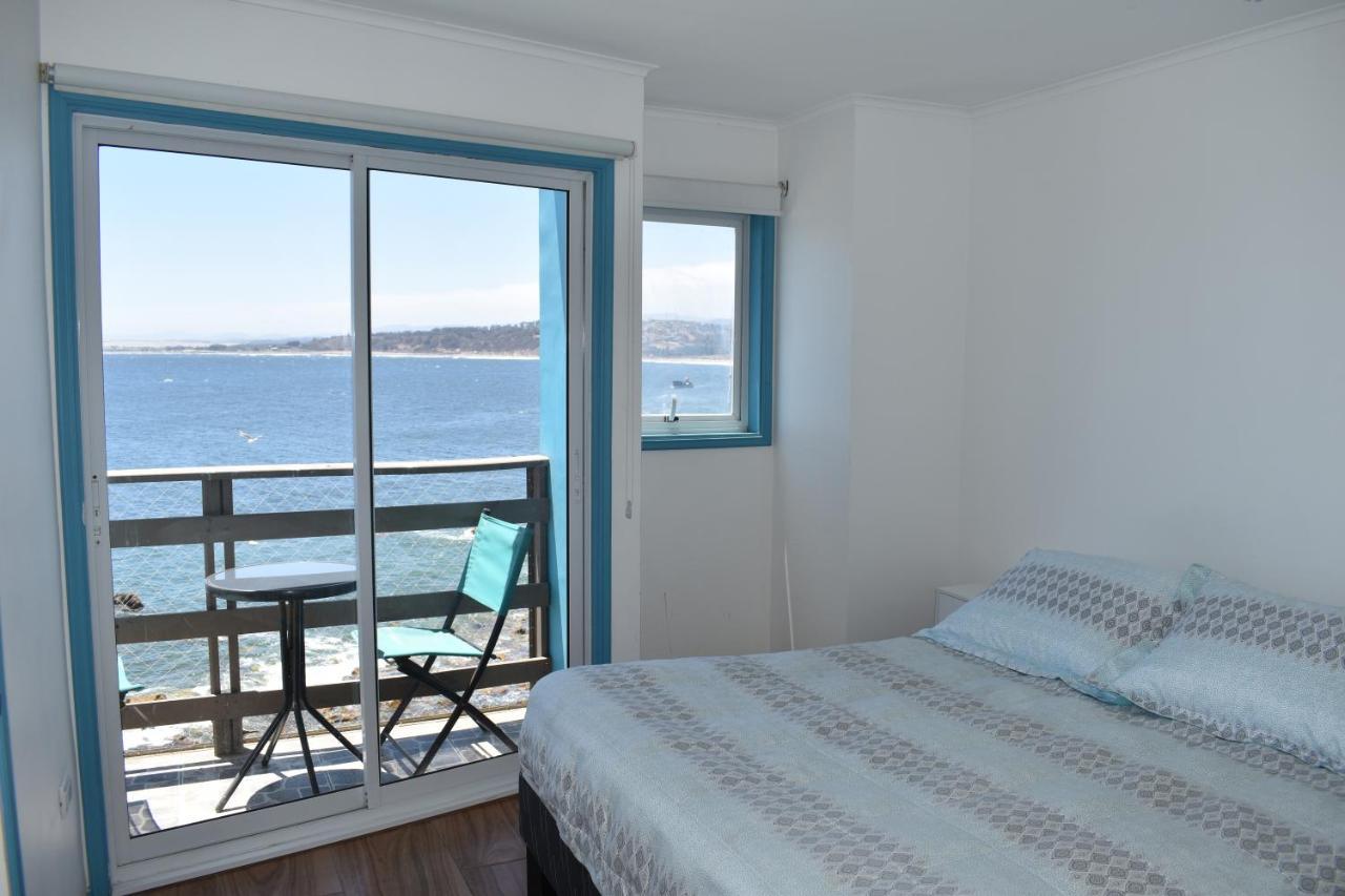 Bahía Luz Hostal Concón Habitación foto